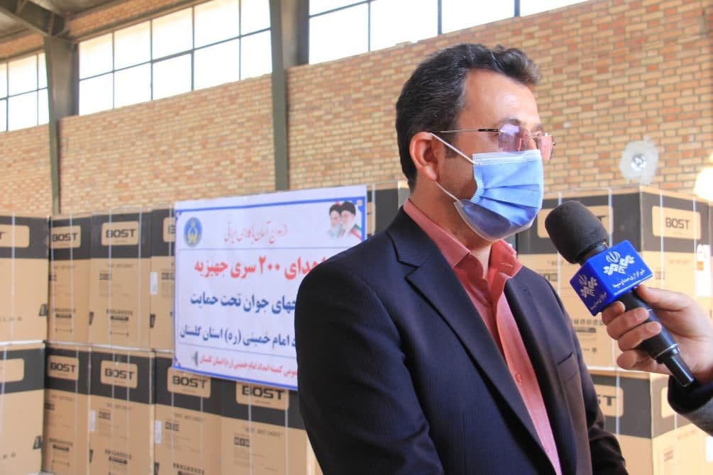 اهداء ۲۰۰ سری جهیزیه به نوعروسان گلستانی