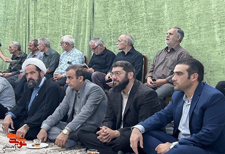 حضور مدیرکل بنیاد شهید گلستان در مراسم یادبود پدر شهید معظم «محمدرضا یحیایی»