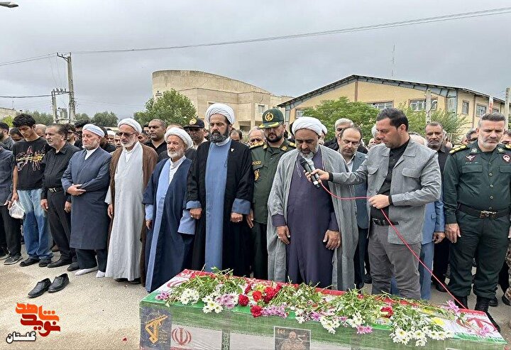 پیکر مطهر شهید «کیوان رامرودی» در کلاله تشییع شد