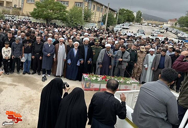 گزارش تصویری/ تشییع پیکر مطهر شهید مدافع وطن «کیوان رامرودی» در کلاله