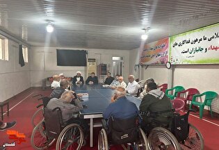 نشست صمیمی مدیرکل بنیاد شهید گلستان با جانبازان...