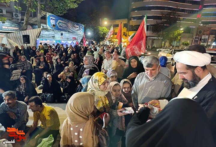 قاب‌هایی از جشن میلاد پیامبر (ص) در موکب بنیاد شهید گلستان
