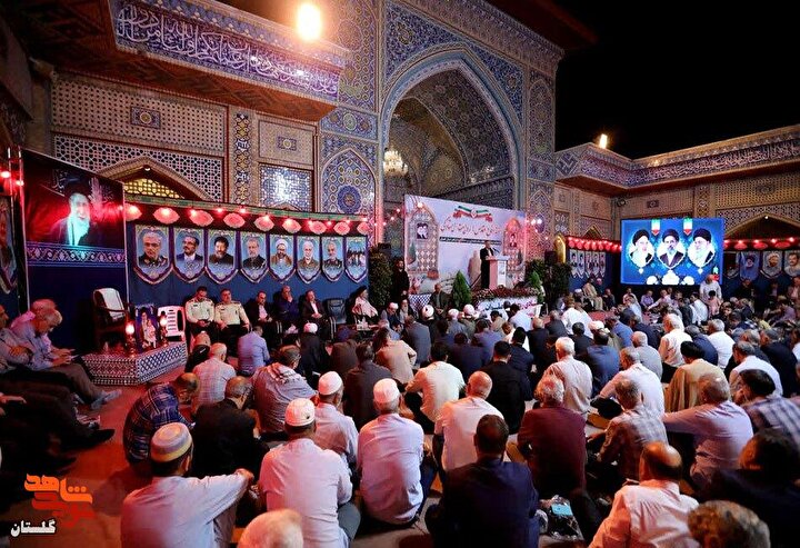 برگزاری همایش بزرگداشت هفته دفاع مقدس در مسجد جامع گلشن گرگان