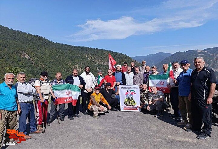 همایش کوهنوردی جانبازان گلستان در ارتفاعات امامزاده ماهیان برگزار شد
