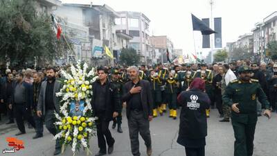 مراسم تشییع پیکر مطهر سردار شهید «حمید مازندرانی» - هجدهم آبان ماه 1403 شهرستان کردکوی