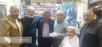 دیدار مشاور پیگیری امور خانواده شهدا و ایثارگران با دو برادر جانباز دفاع مقدس